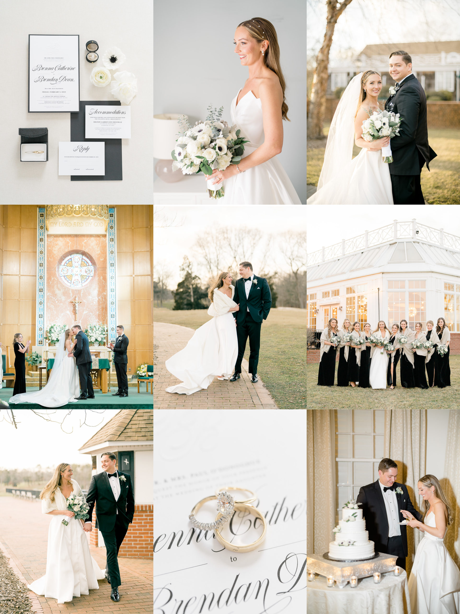 Heritage Club at BEthpage Wedding Photography, light & airy, winter wedding